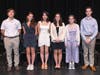 High School Award Recipients, from left to right: Logan Carino, Lauren Mondschein, Stephanie Chang, Joaquina Mendive, Erin McKay, Luke McQuillan.