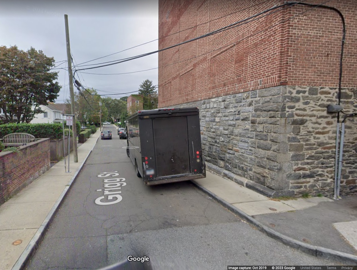 A view down Grigg Street in downtown Greenwich.