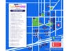 A location map of the 24 ducks, and one goose, which are placed around the downtown Stamford area.