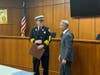 Rick Strain and First Selectman Fred Camilo.