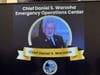 The community gathered on Wednesday evening for the renaming of the Greenwich Emergency Operations Center.
