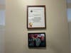 A photo and a framed recognition commemorating the dedication were unveiled inside the newly-named Chief Daniel S. Warzoha Emergency Operations Center on Wednesday. A plaque will be installed soon, too.