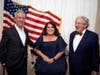 Governor Ned Lamont, Steph Cowie, Andrew Feinstein 
