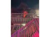 Stamford fire officials said the apartment where the fire originated was extensively damaged by fire, smoke and water, and the two apartments below sustained water damage.