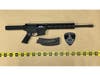 Police said they seized a Smith & Wesson M&P 15-22 rifle from a home on Ursula Place in Stamford.