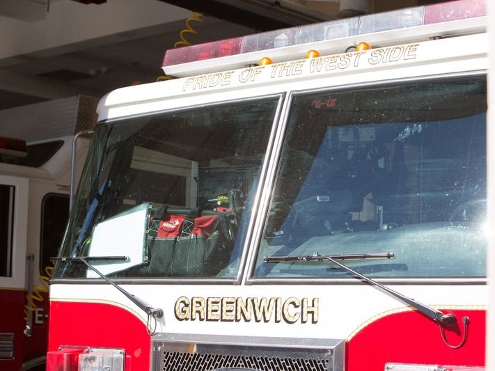 A fire broke out at a commercial garage in Byram, News 12 Connecticut said.