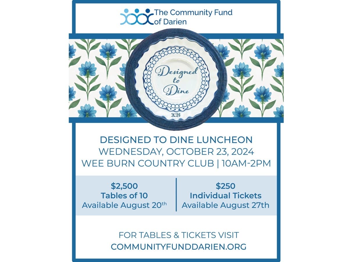The event will feature 30 unique tablescapes thoughtfully crafted by renowned interior designers, florists, and decorators. Proceeds will benefit The Community Fund of Darien and its mission.