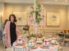 Yvonne O'Kane with her Designed to Dine Tablescape.