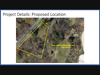 An aerial view of the proposed dog park.