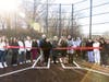 The WMS and greater community gathered Thursday morning in frigid temperatures and bright sunshine for a ribbon-cutting ceremony to commemorate the opening of the school's new athletic fields.
