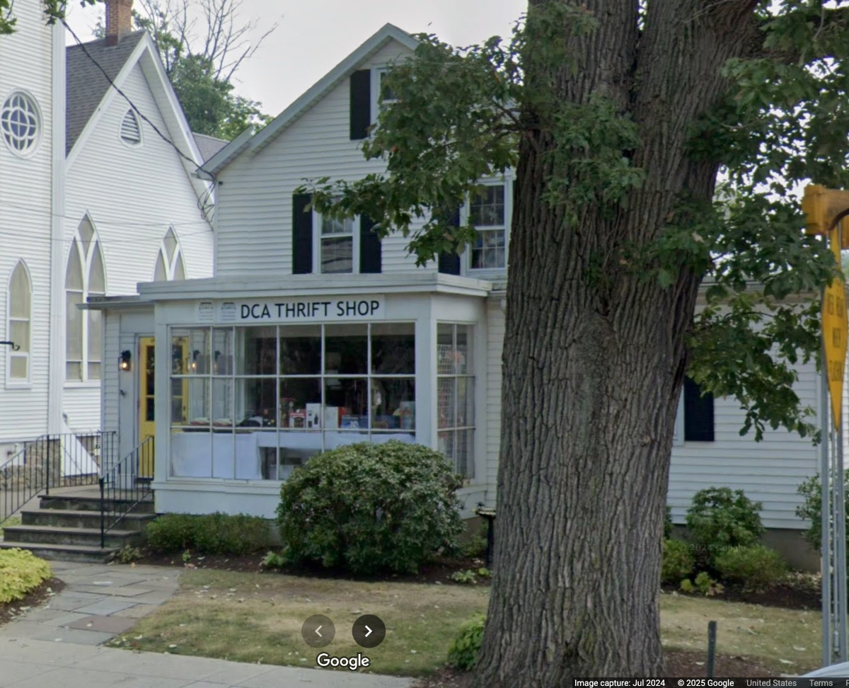 The DCA Thrift Shop is located at 996 Post Road.
