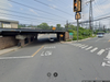 Police said a large truck struck the Metro-North Railroad overpass near the Post Road and Tokeneke Road on Friday afternoon.