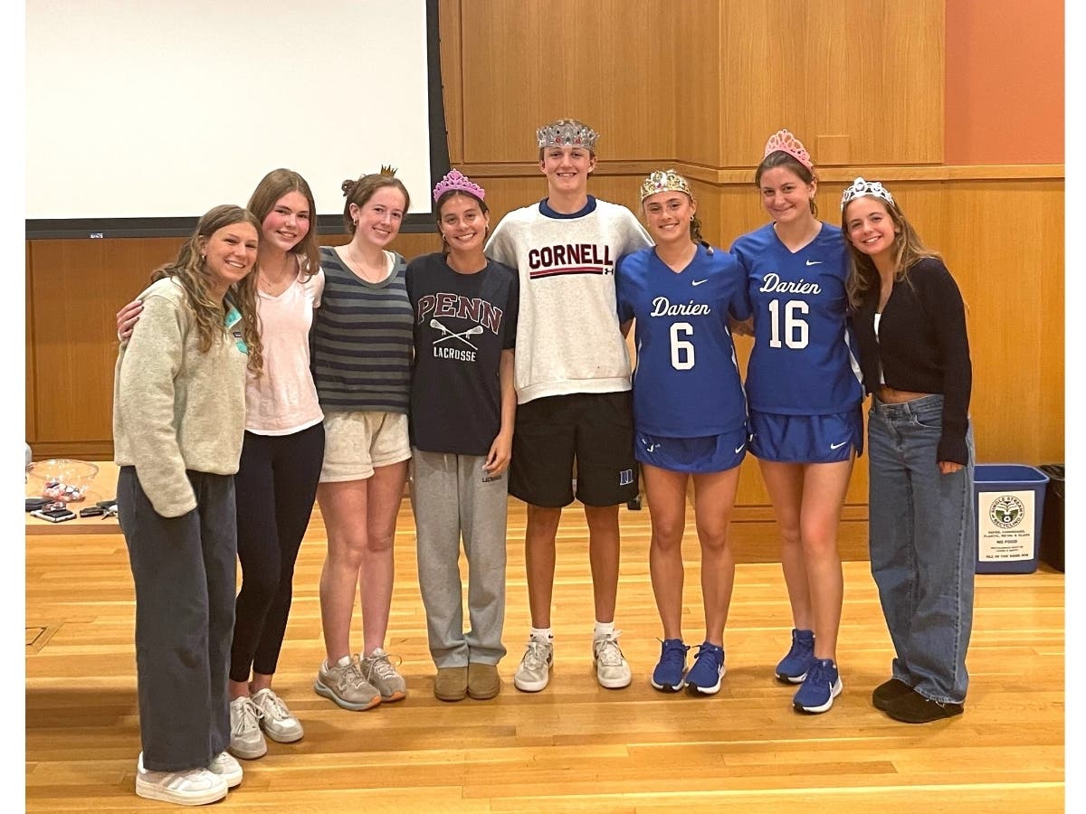 Youth Community Fund leaders (from left to right): Winnie Bluestein, Emma Crawley, Rose McCarthy, Ella Callahan, Harry Whitney, Sophie Haas, Isabel Alini, Beatrice Schlein.