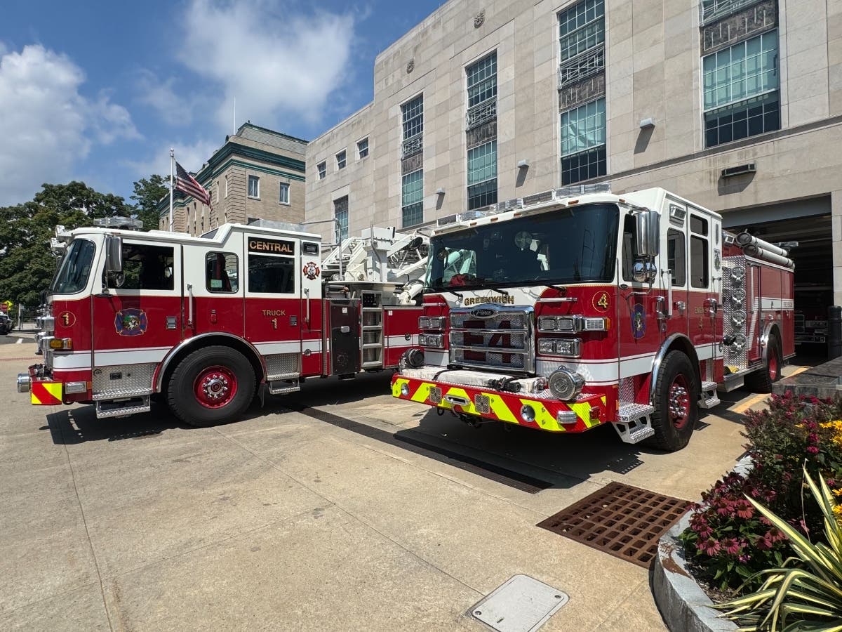 The Greenwich Fire Department said the officials "left a lasting mark."
