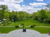 The home sits on 14 acres.