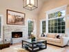 The home features multiple fireplaces.