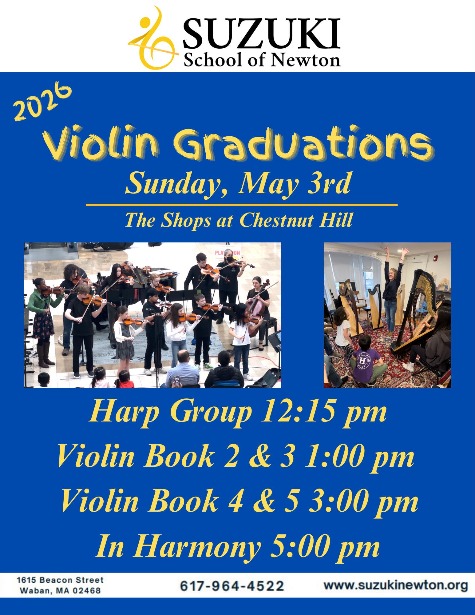 Suzuki School of Newton Graduation Concert