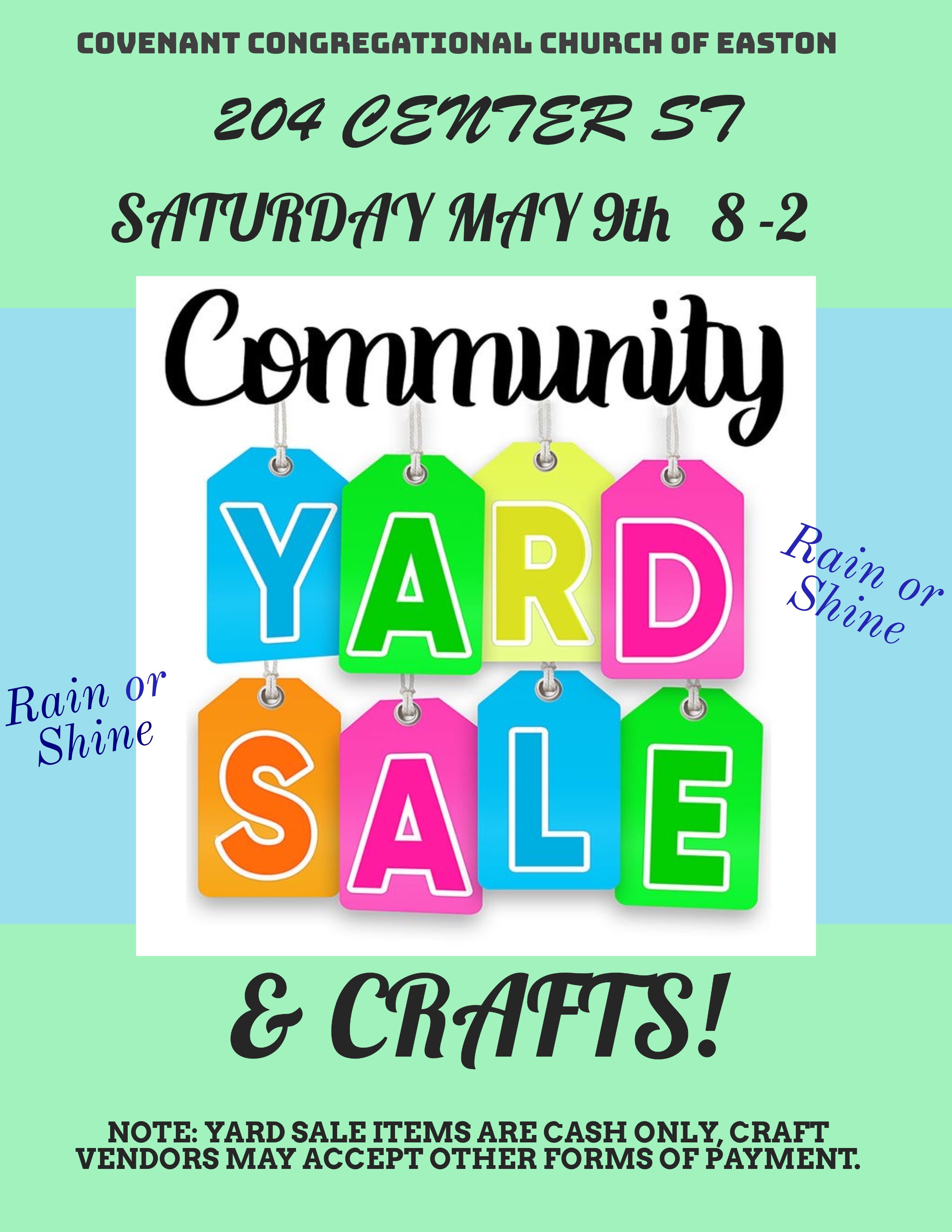 Community Yard Sale & Crafts