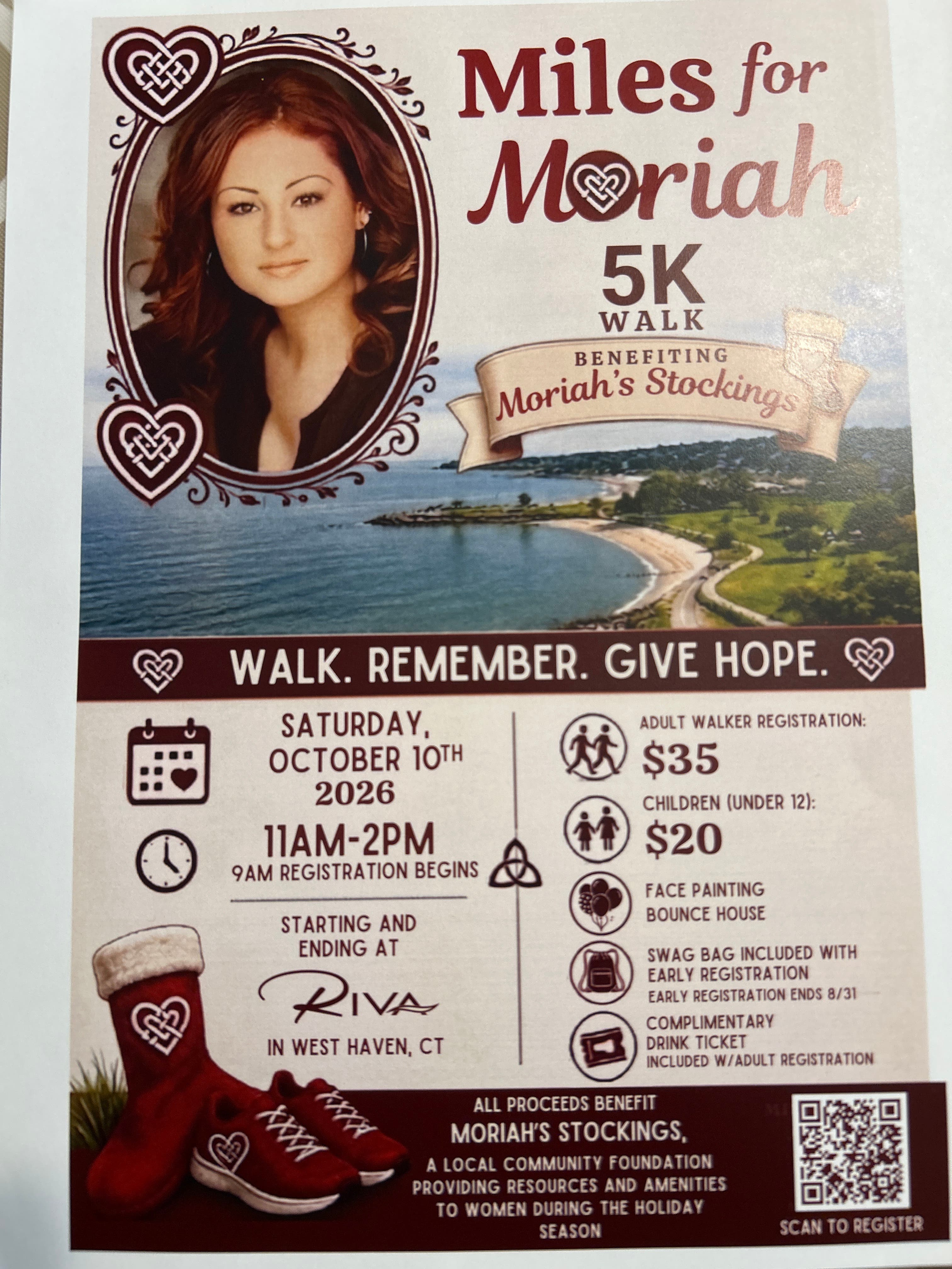 Miles For Moriah 5K Walk
