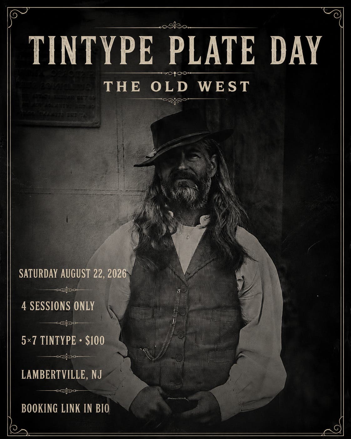 Tintype Plate Day — The Old West