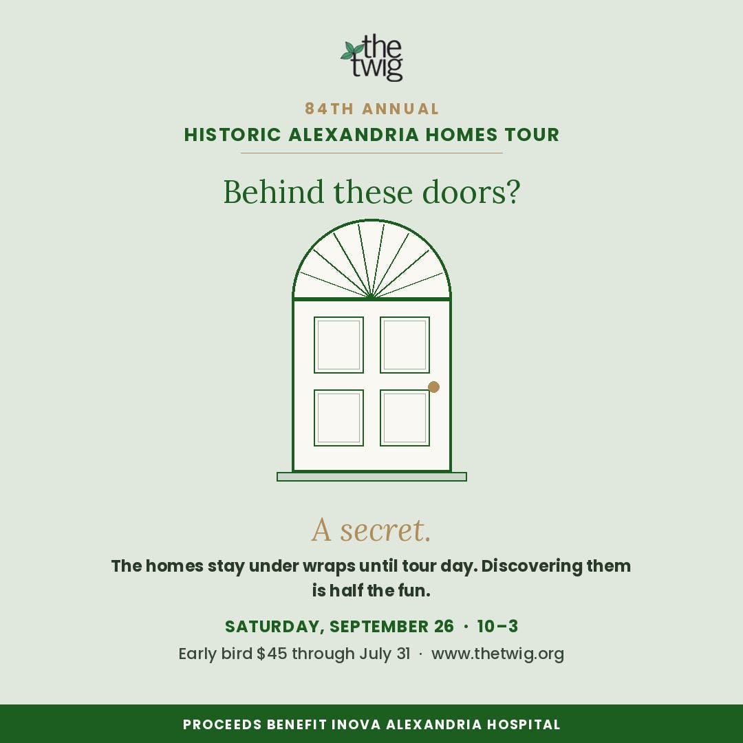 84th Annual Historic Alexandria Homes Tour on Saturday, September 26th