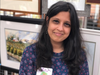 Watercolor Artist, Meghana Mitrgotri at her display