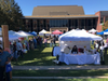 View of the art booths in front of the Bankhead Theatre in Livermore