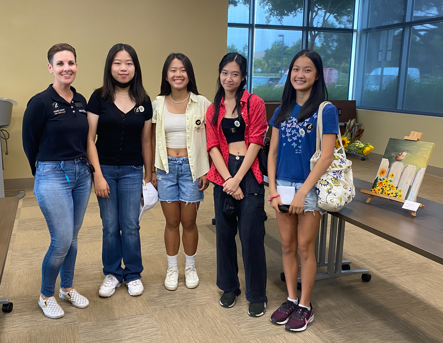 Group of volunteers for High Life Art Show