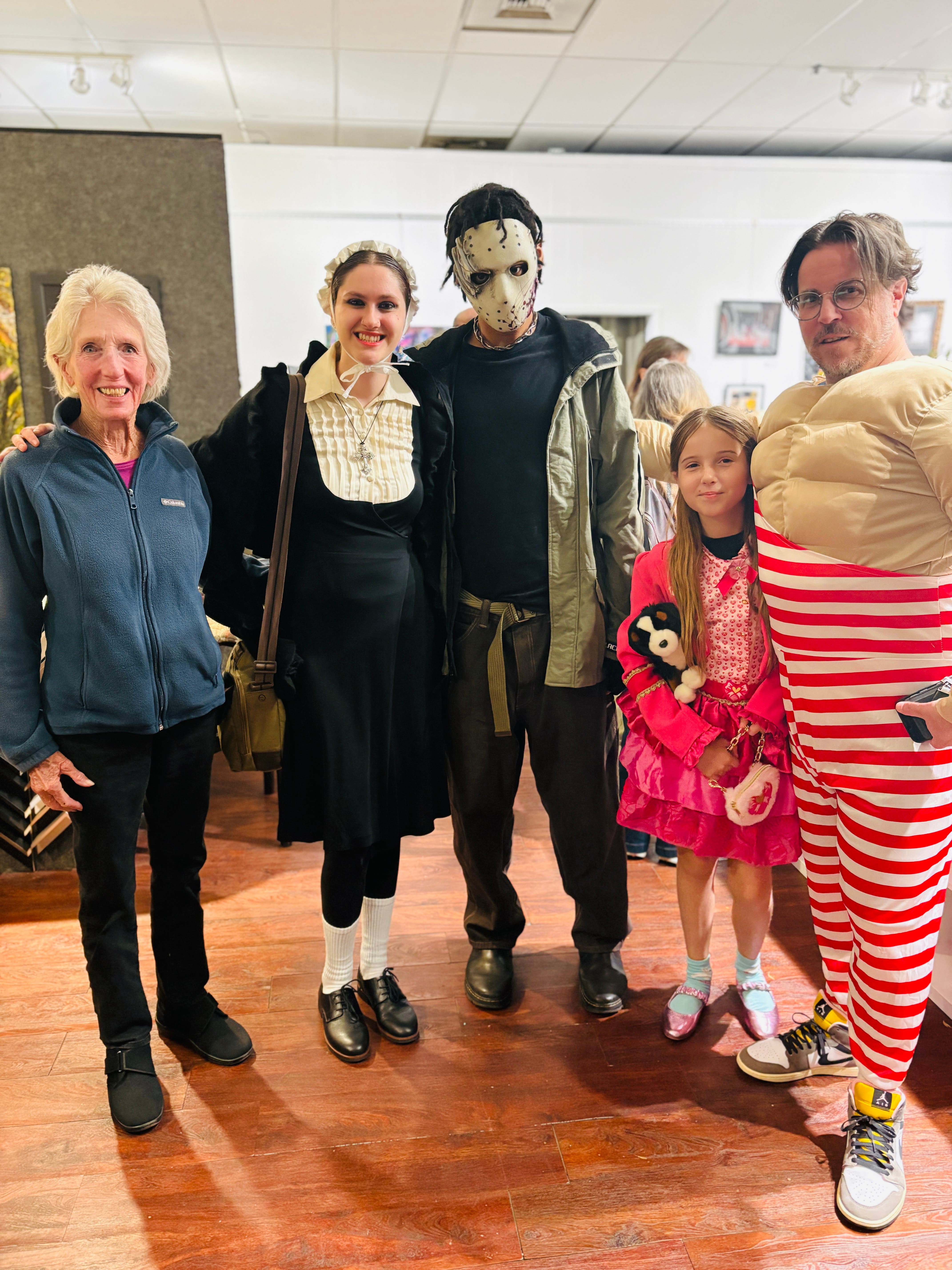 Group of people in costumes