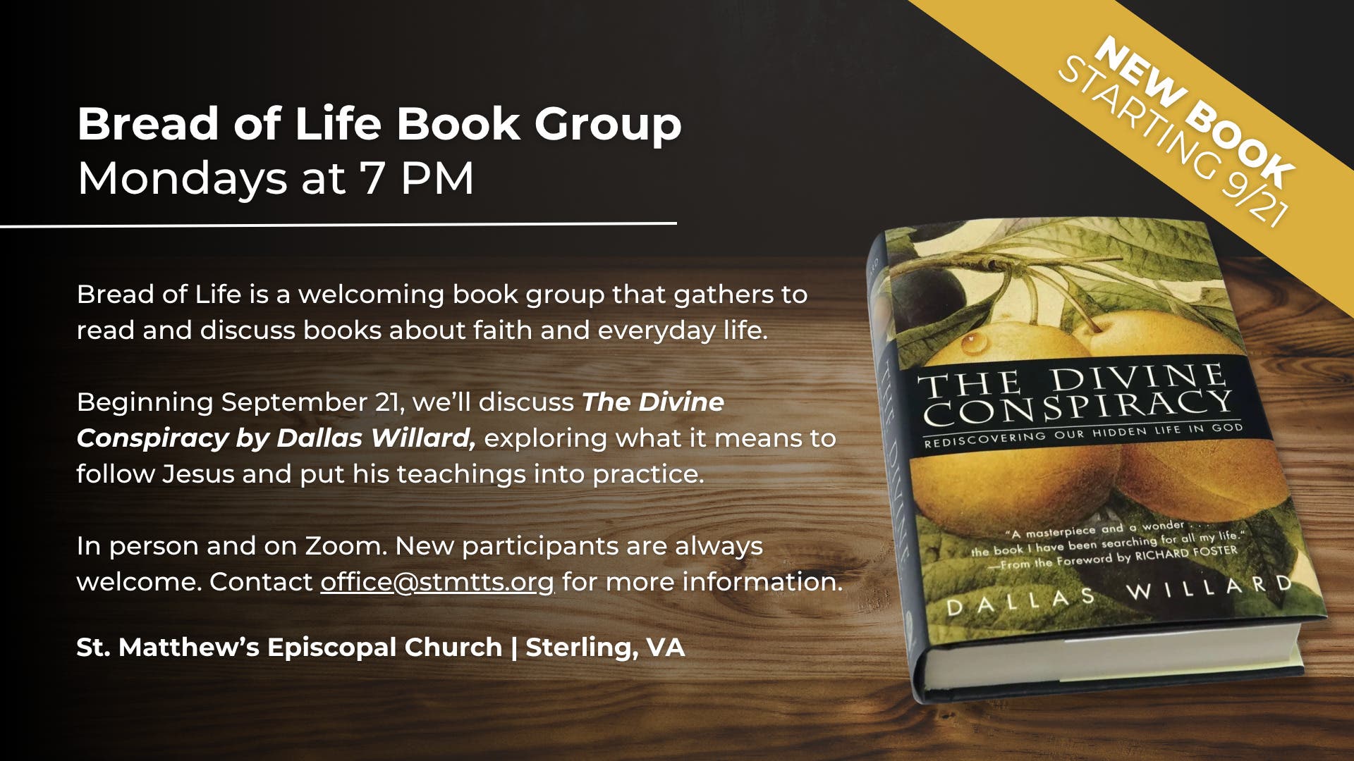 Bread of Life - Community Book Group