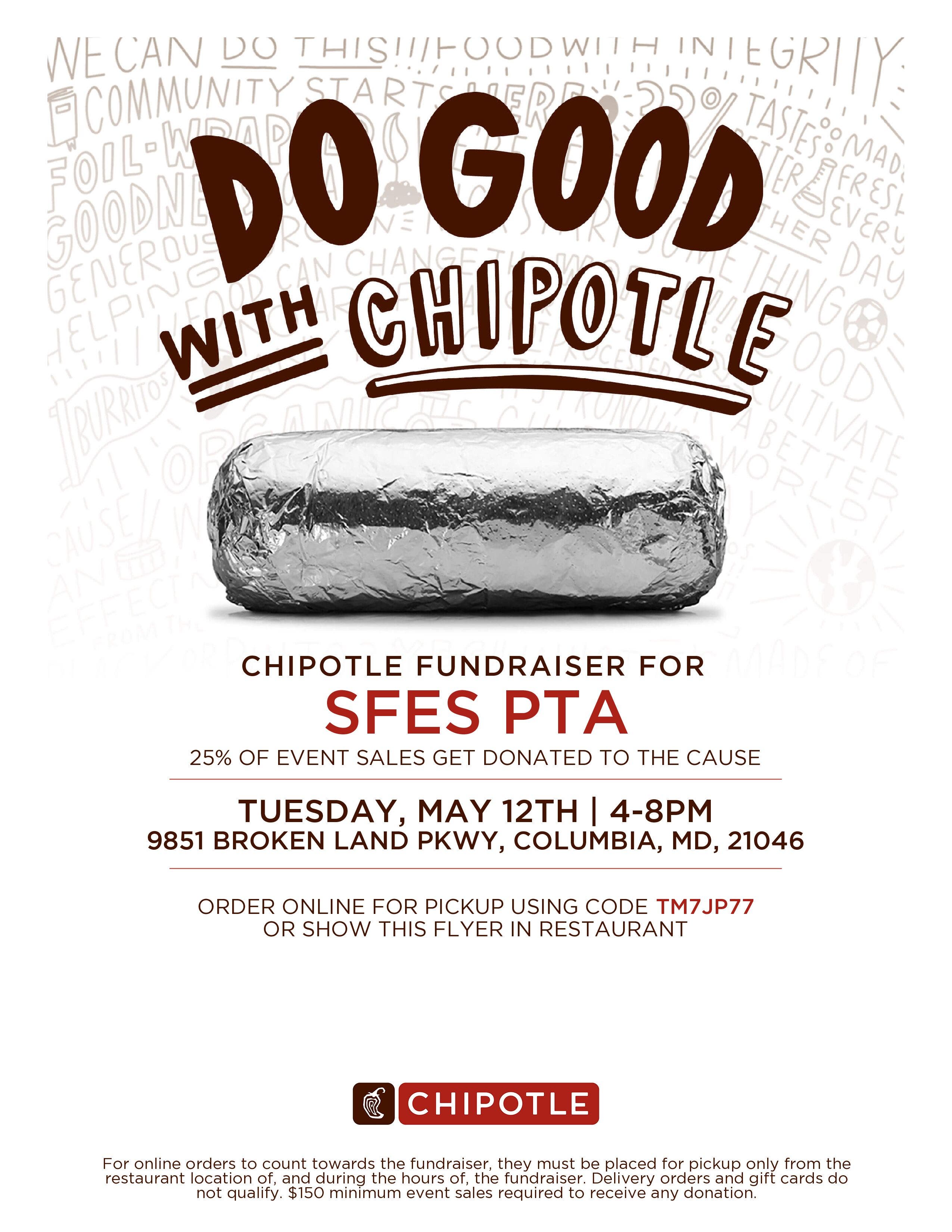 Skip cooking and support our local students!