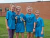 About 300 4th and 5th graders from the Lafayette School took off through Chatham in the 1.64 mile walk/jog/run mini marathon on Oct. 25. 