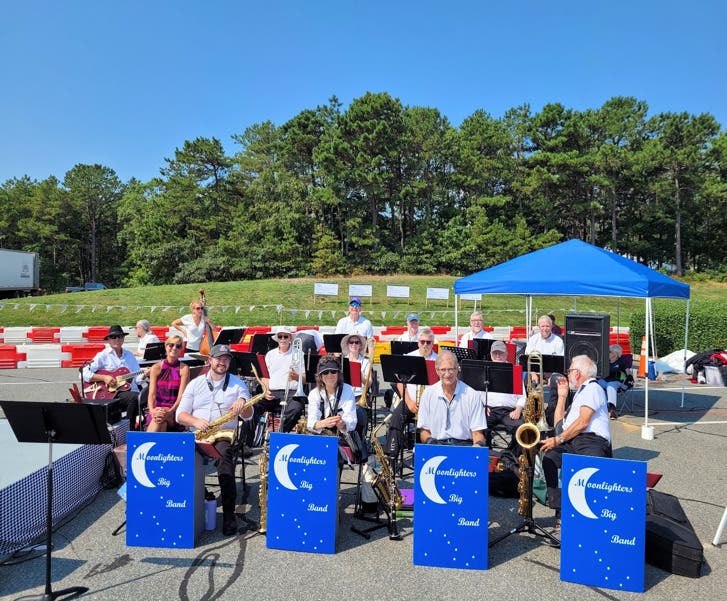 The Moonlighters Big Band performs at Lobster on the Lawn