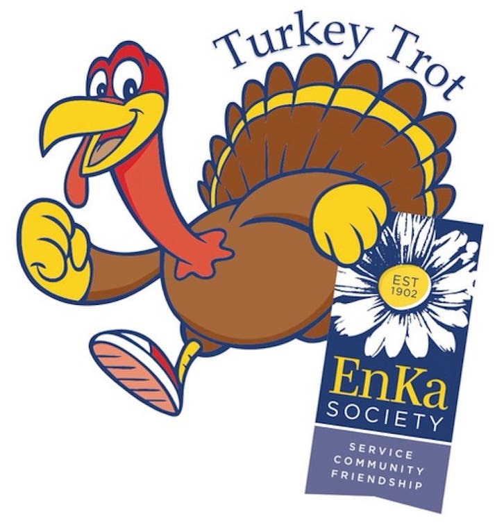 Logo Patch Racer Nov 26 | En Ka Society Turkey Trot 2026 | Medford, MA Patch