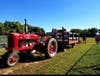 Guests can go on a hayride on a 1940s tractor. 