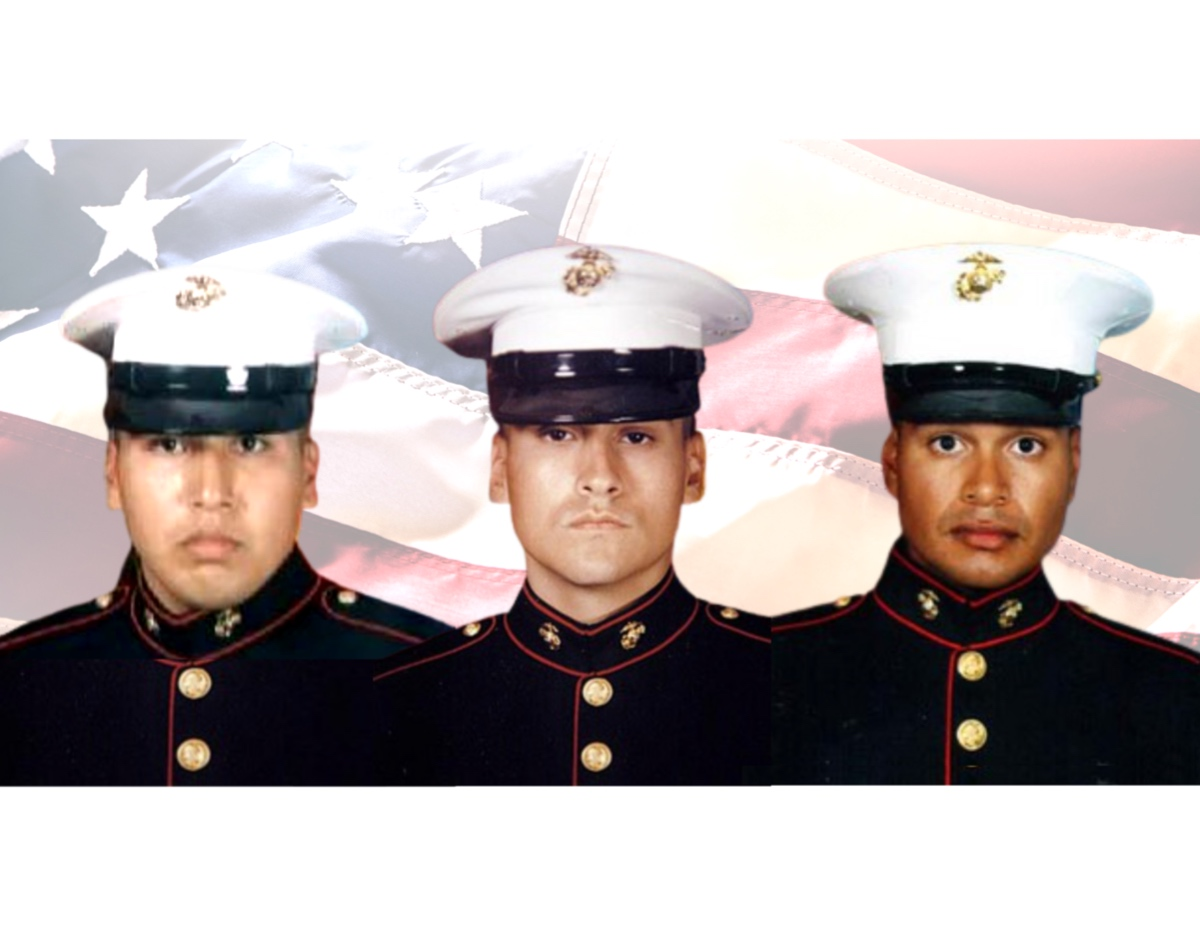 Lopez, Ramos and DeLaTorre (left to right) all graduated from East Aurora High School.