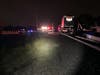 The man was crossing railroad tracks near the intersection of Barnes Road and Prairie Street in Sugar Grove Township.