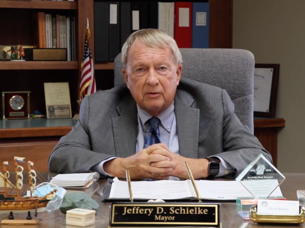 An increase in enforcement around reckless bike and skateboard riding around town is possible, Mayor Jeffery Schielke said in his address to city residents Friday.