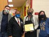 Alderman Edward Bugg recognized Kathy Armstrong as a community hero and proclaimed Nov. 19, 2021 as "Miss Kathy Day" in Aurora.