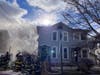 The Aurora Fire Department responded to a fire in the 400 block of North Avenue around 11:29 a.m. Saturday.