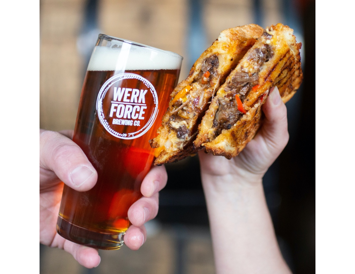 The plan is to have Happy Belly Chefs available at Werk Force Brewing by late March, according to owner Brandon Wright.