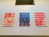 Art teacher Lindsey Brown's three-panel mural incorporates the history of the Plainfield Police Department using historical photos of the village's first police officers and old department uniform patches.