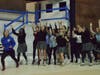 Hannah Bartlett, left, leads a chorus rehearsal for "Mamma Mia!," set to take place at Aurora Central Catholic High School March 25-27.