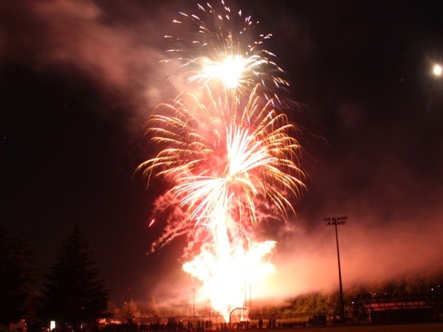 Typically, the Batavia Sky Concert is hosted after dusk on Independence Day.