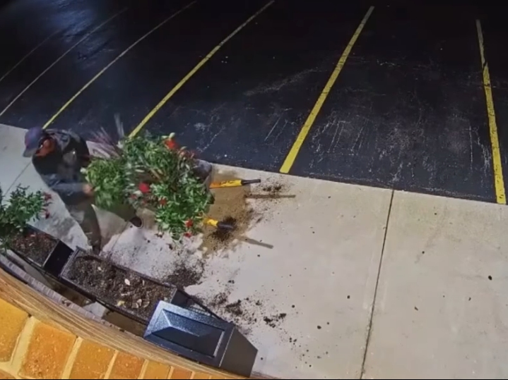Police are asking for community members' help identifying this person that was seen stealing flowers from a business in the 2000 block of Route 34.