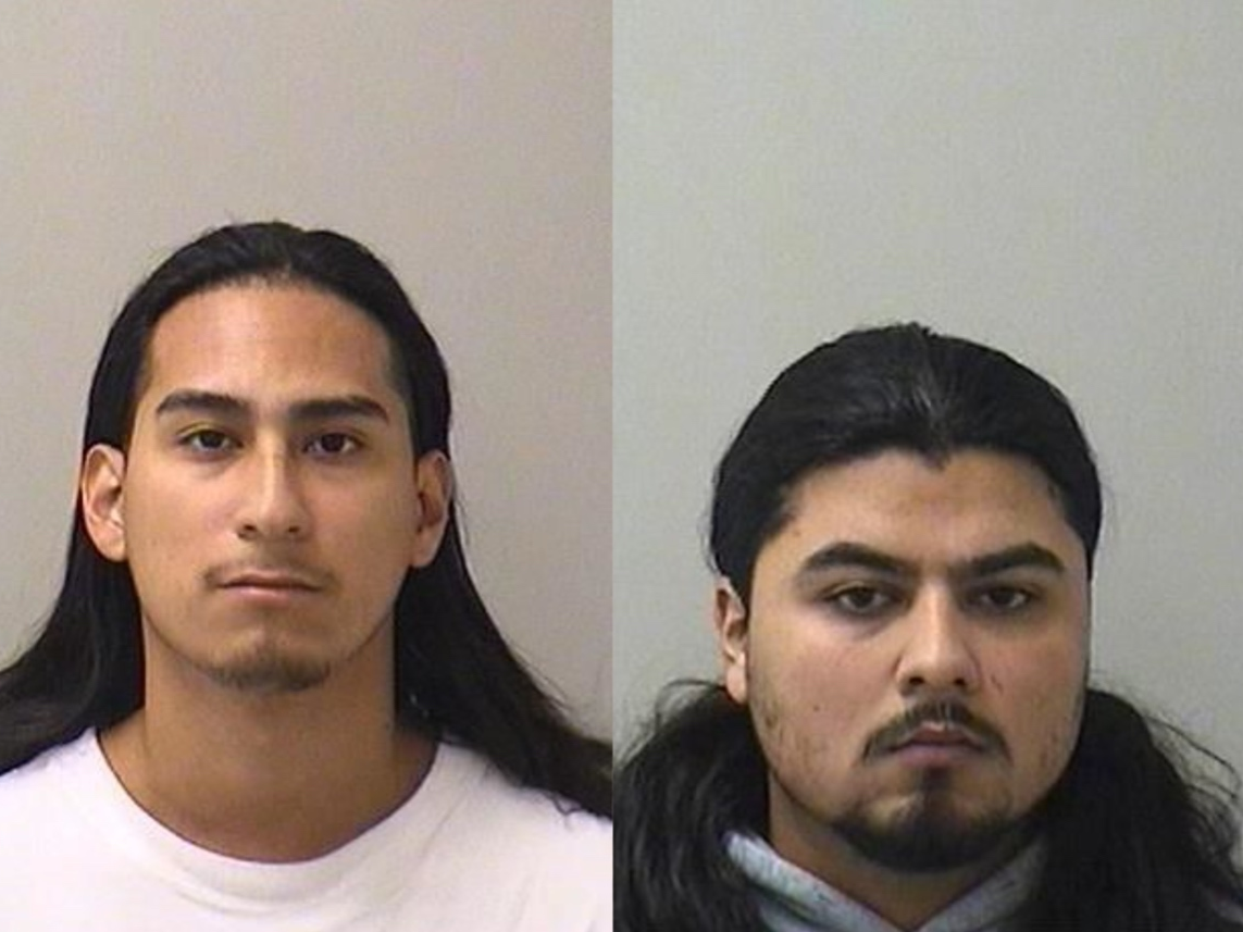 Samuel Garcia (left), of the 600 block of S. 4th St. in Aurora, and Alonzo Sanchez, of the 100 block of Saugatuck Road in Montgomery.