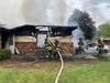 The one-story, single-family house was destroyed in the fire that started around 9:30 a.m. Friday, officials said.