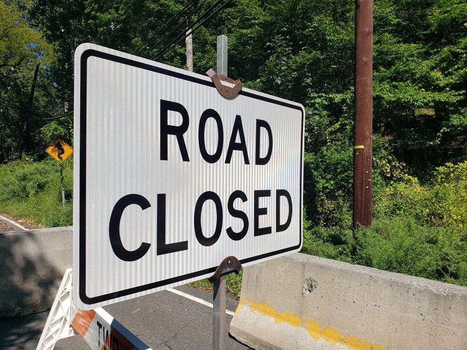 Route 25, also known as North Bennett Street, closed from State to Jefferson streets at the beginning of October for the installation of a new water main.