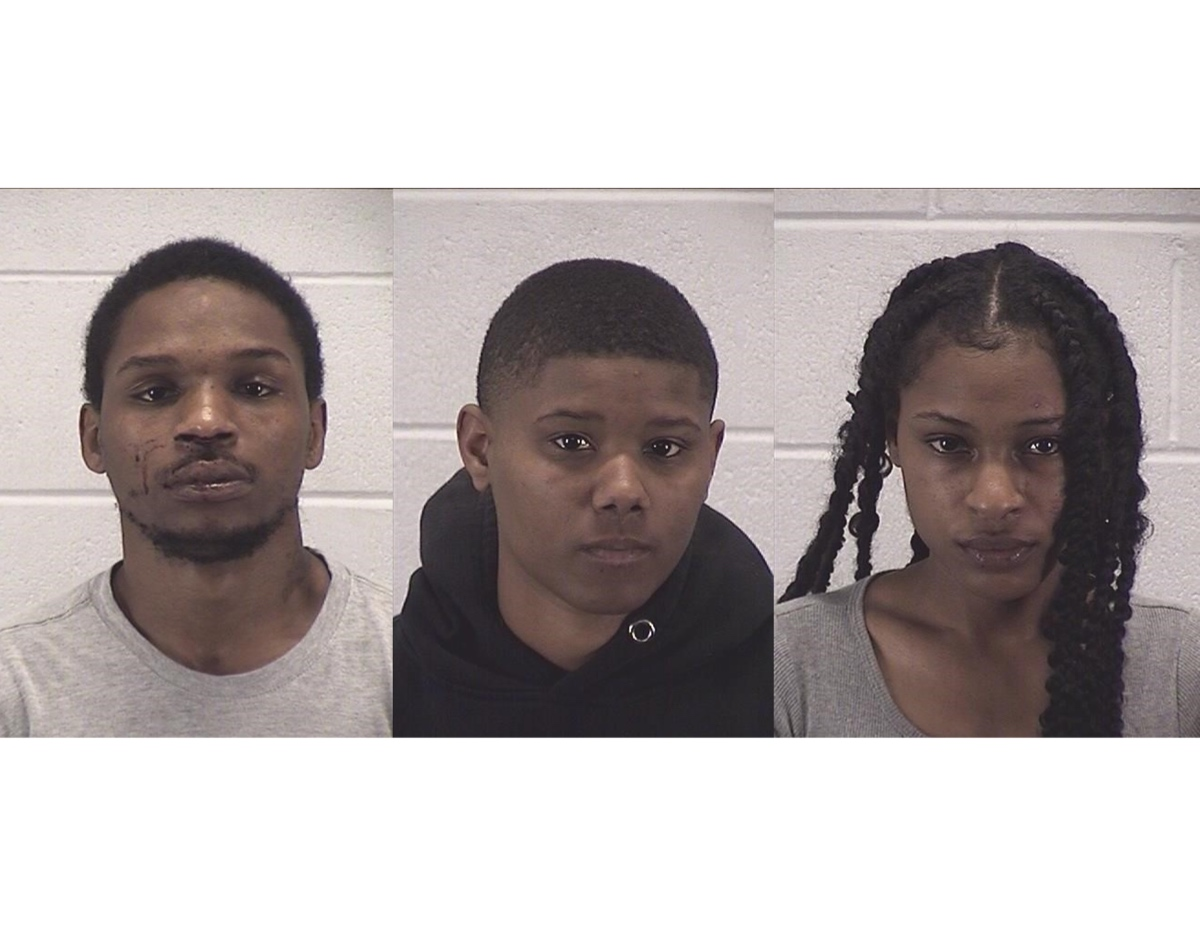 Paul Sherrod Taylor (from left to right), 32; Jennifer M. Taylor, 26; Sheba A. Taylor, 29.