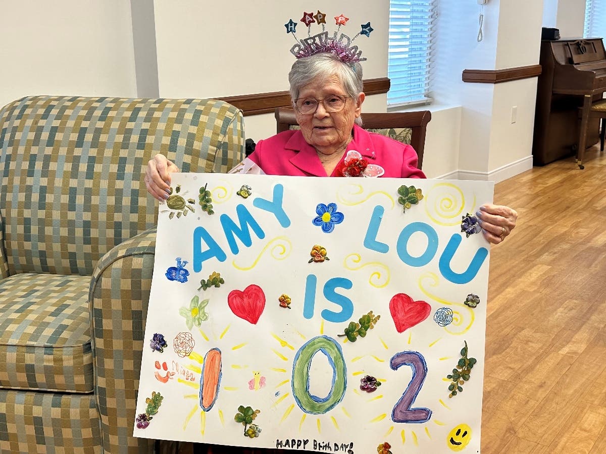 Amy Scott, a longtime Aurora resident, turned 102 on March 19.